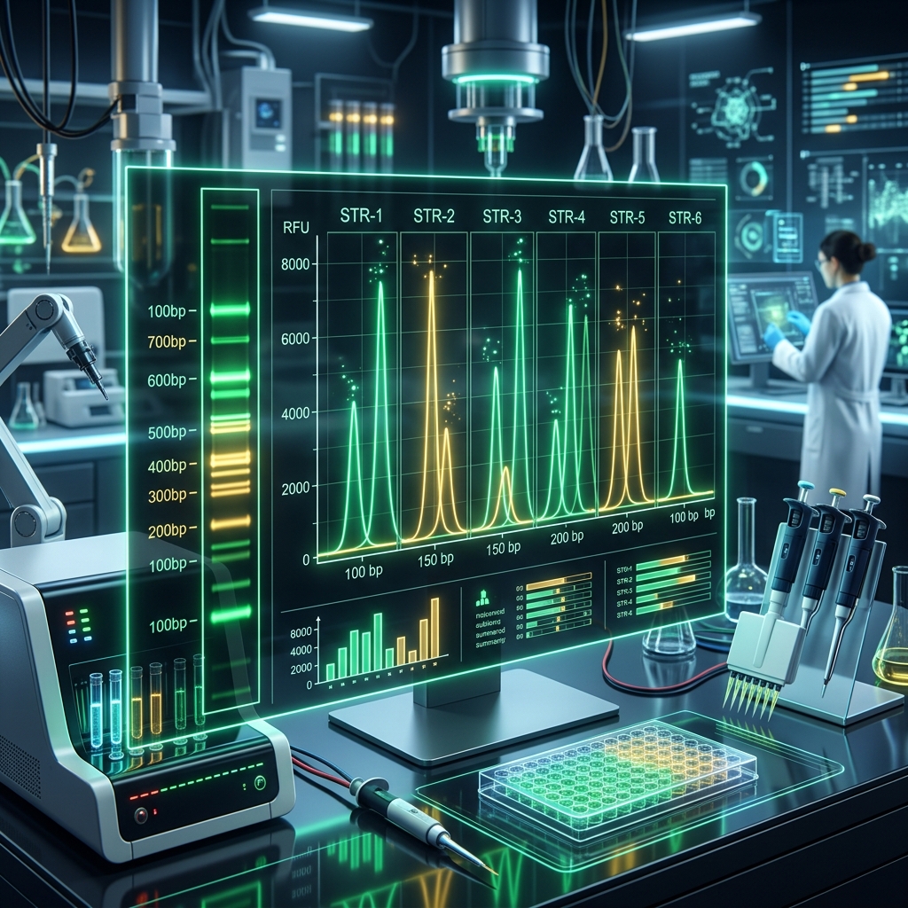 Prenatal STR genotyping molecular diagnostics visual