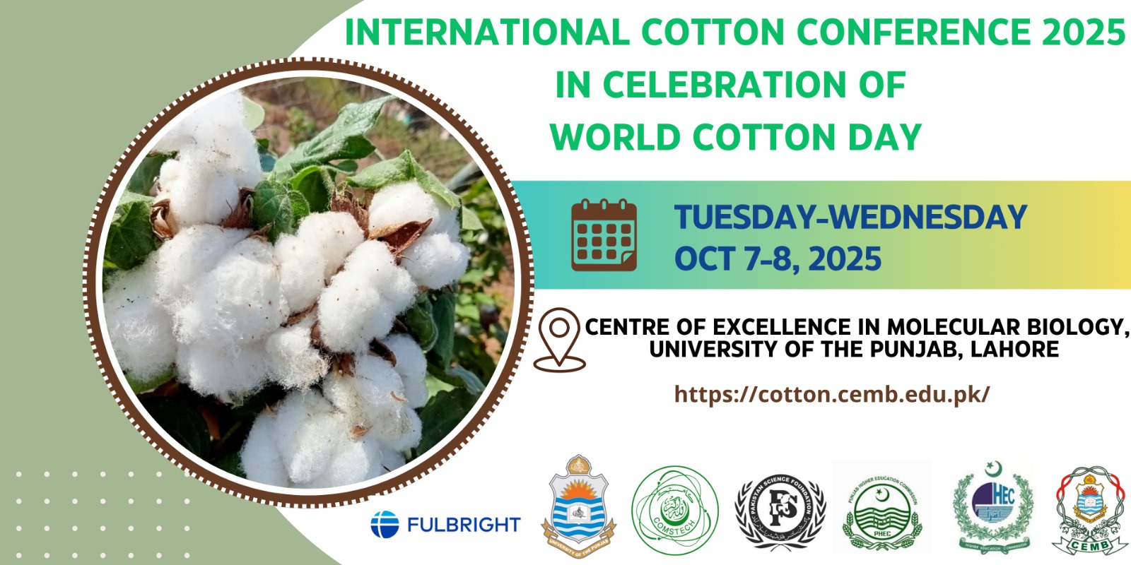International Cotton Conference 2025 banner
