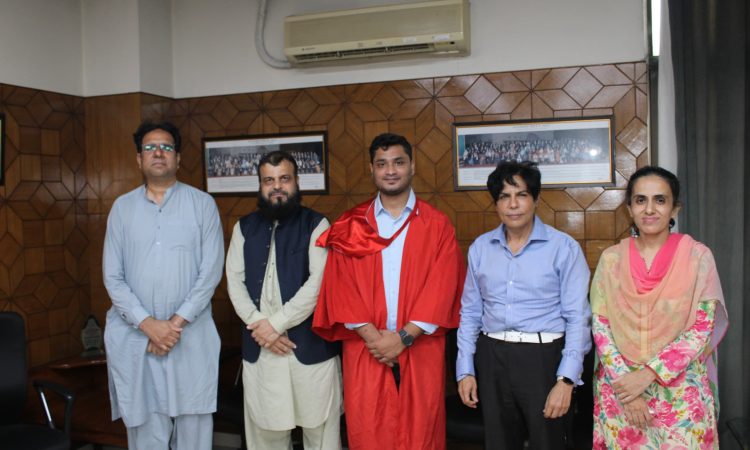 Mr. Hafiz Ghufran, a Ph.D. scholar at the CEMB has successfully defended his Ph.D. thesis